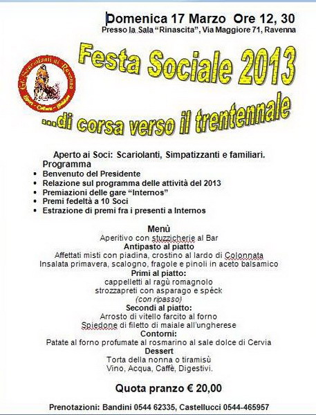 B Festa Sociale