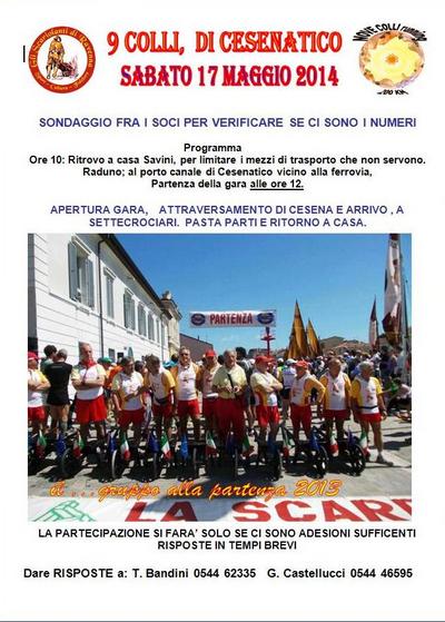 E Apertura Nove Colli Running