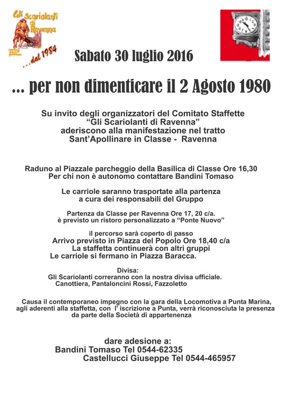 Staffetta Classe Ravenna